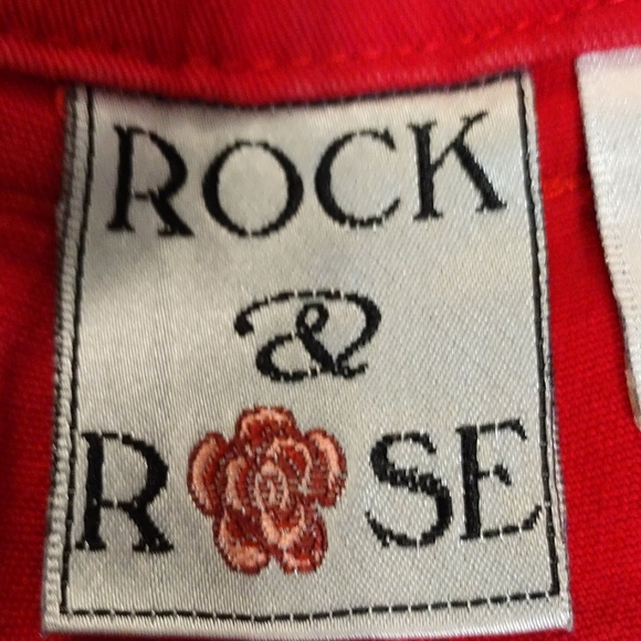 4/$20 • ROCK & ROSE • Red Hot Cropped Capri Jeans - Picture 8 of 8